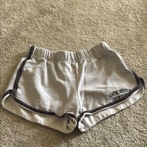 Brandy Melville Gray Athletic Shorts with Elastic Waistband